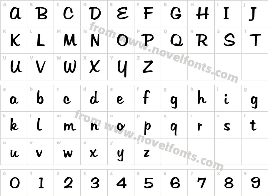 Hudson DBCharacter Map