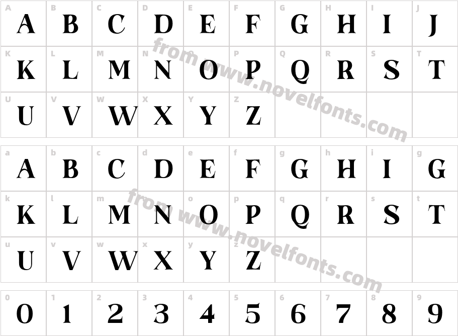 Hulbert Hopper DisplayCharacter Map