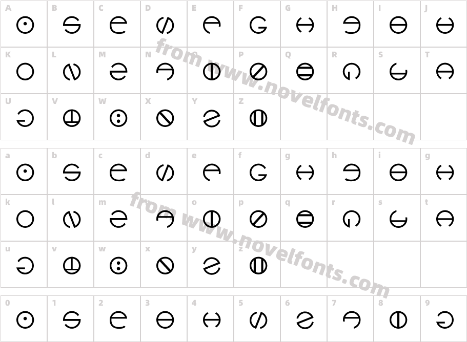 HyachCharacter Map