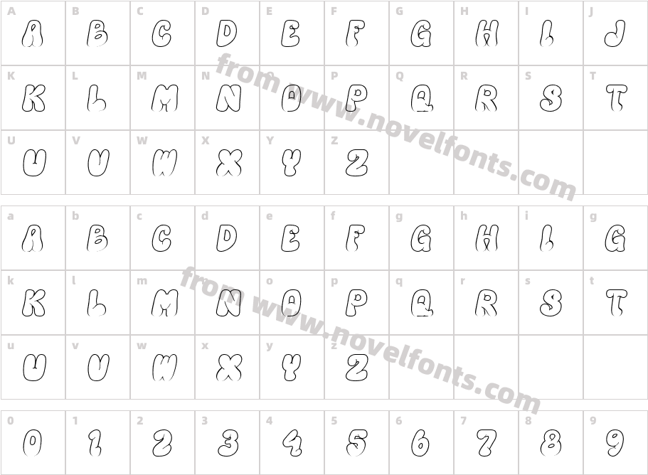 HyperBlobOutline-OVj6oCharacter Map