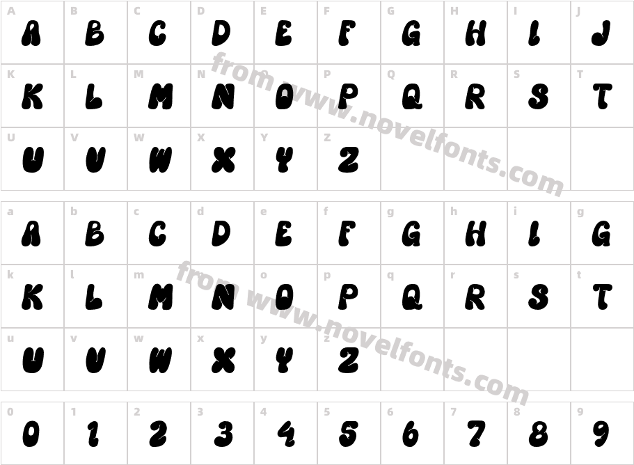 Hyperblobregular-axj6JCharacter Map