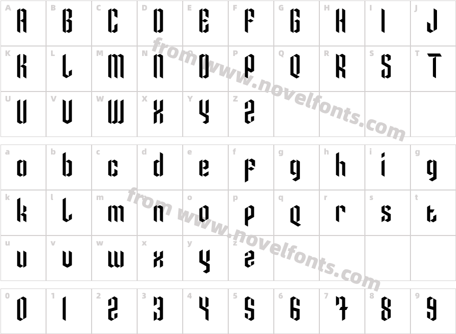 IMPERMANENCECharacter Map