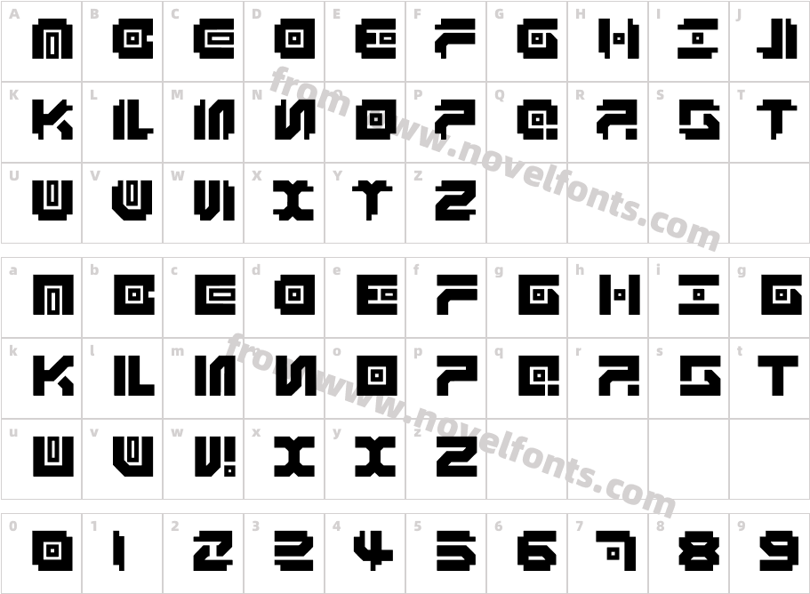 INSTANT VIRTUAL-BoldCharacter Map