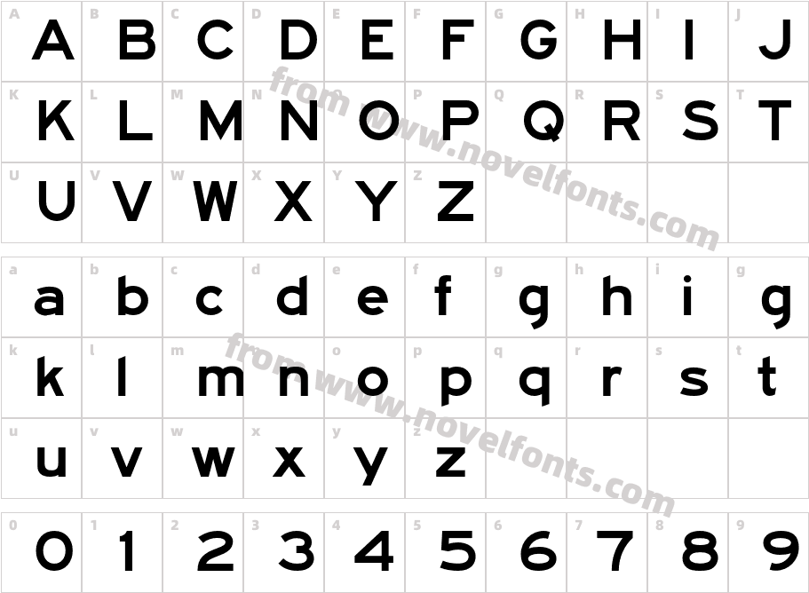 FHWASeriesF2020plus100Character Map