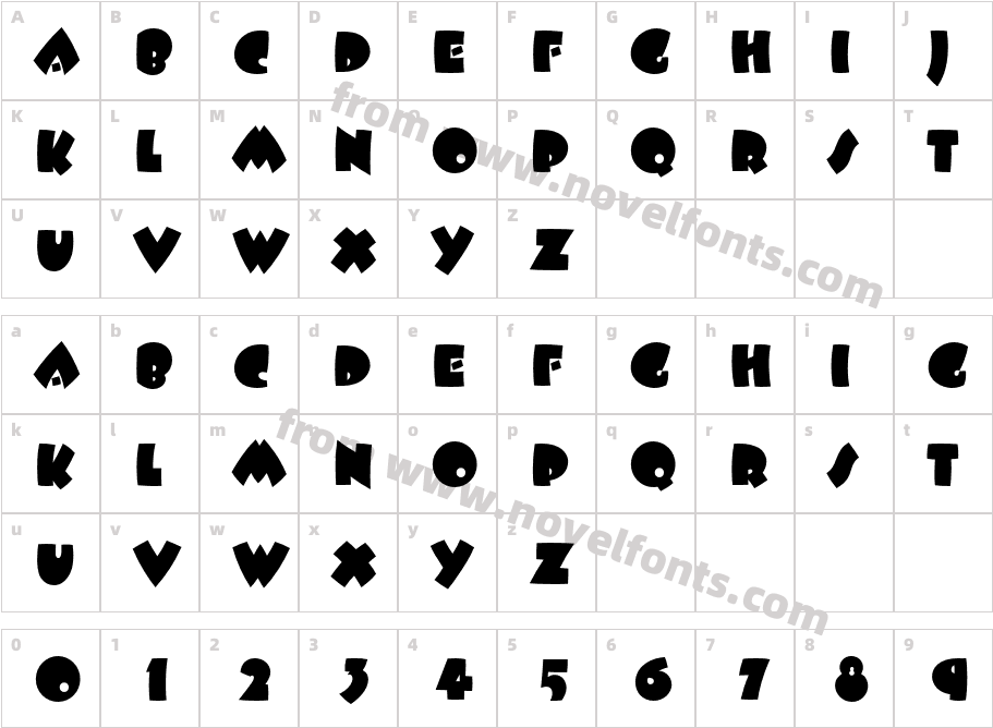 ITC Beesknees StdCharacter Map