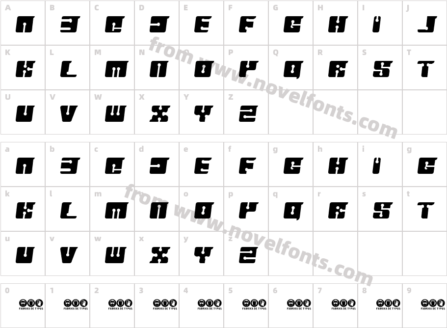 FLOPPY DISK 2Character Map