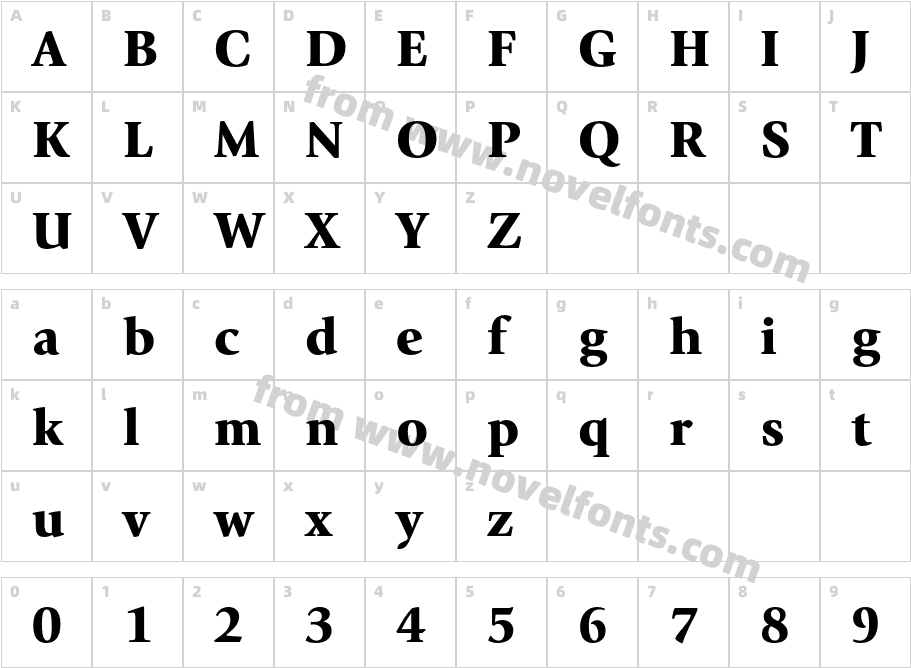 ITC-Giovanni-Std-Black_24665Character Map