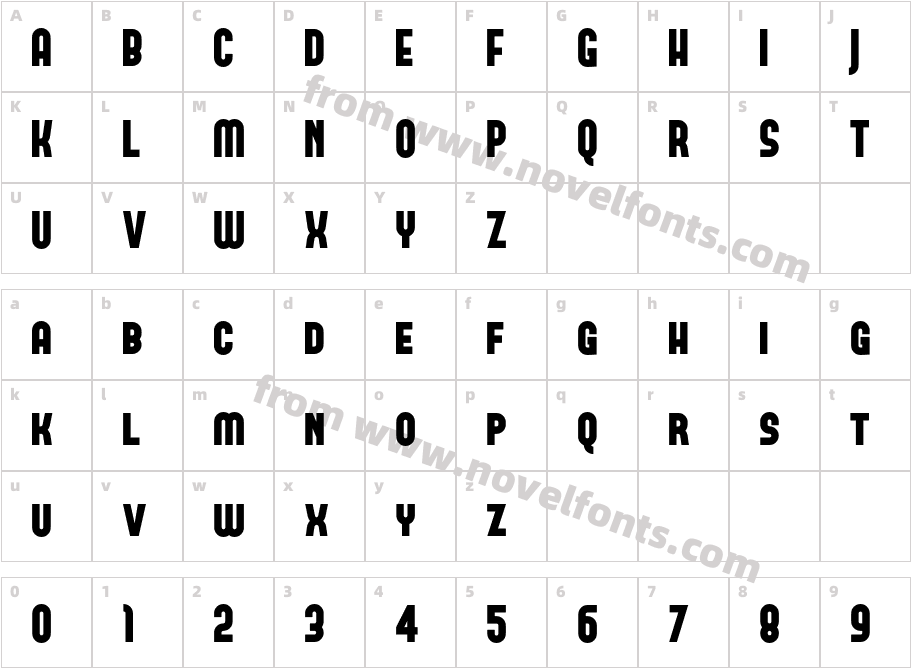 FORQUECharacter Map