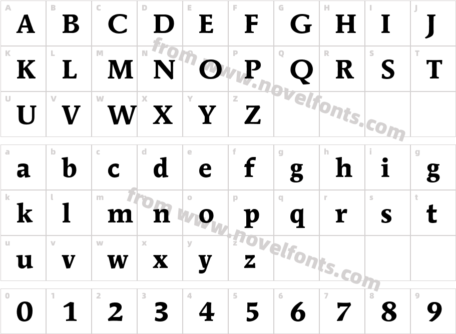 ITCMendozaRomanCharacter Map