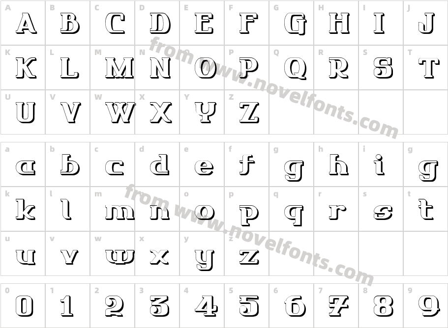 FRIENDOCharacter Map