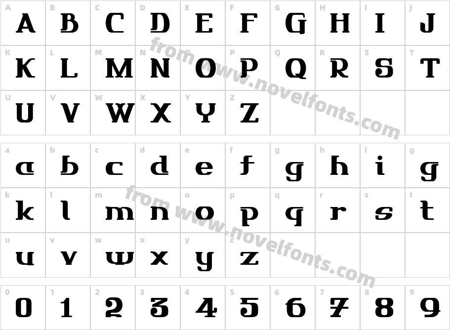 FRIENDOCharacter Map