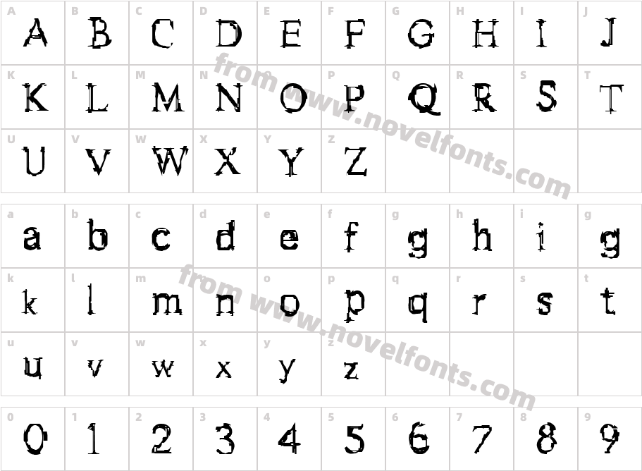 FSteinCharacter Map