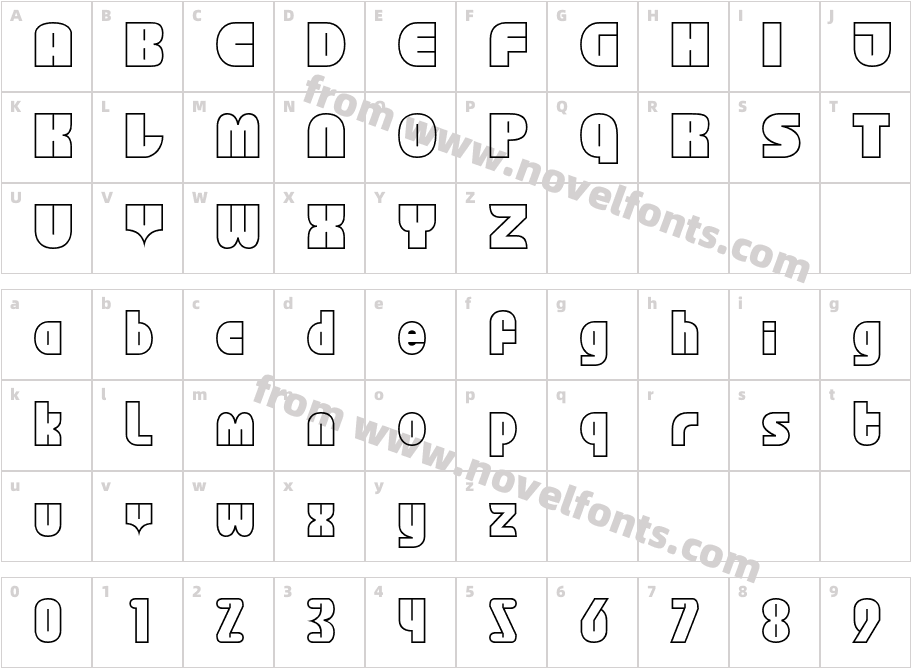 IcipCharacter Map