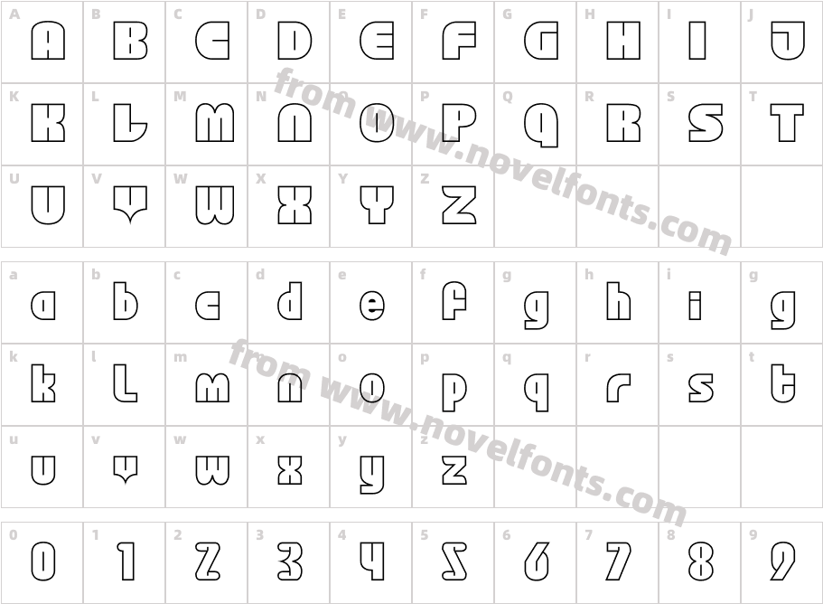 IcipCharacter Map