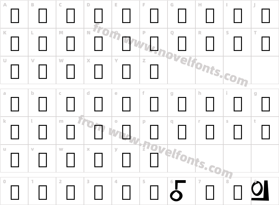 IiconikCharacter Map