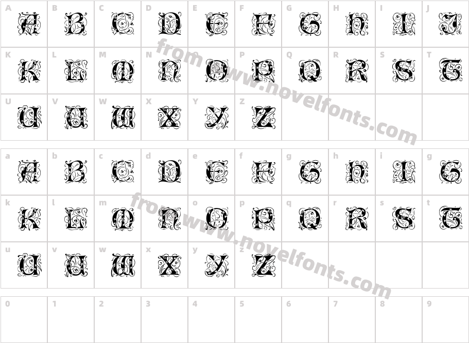 IlluminatiTwoDisplayCapsSSKCharacter Map