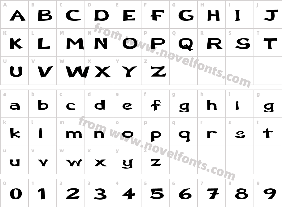 FZ BASIC 12  EXCharacter Map