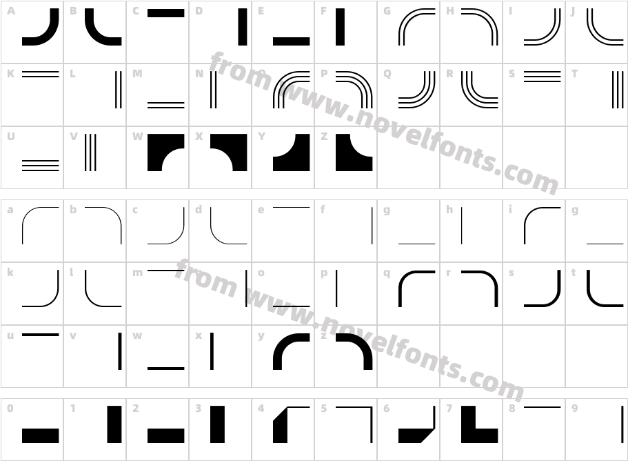 InFraction SSiCharacter Map