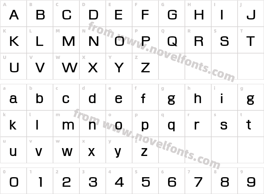 Fabula Valhalla BoldCharacter Map