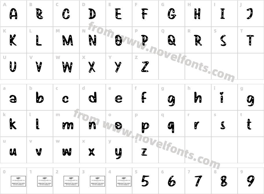 InfinitelyCharacter Map