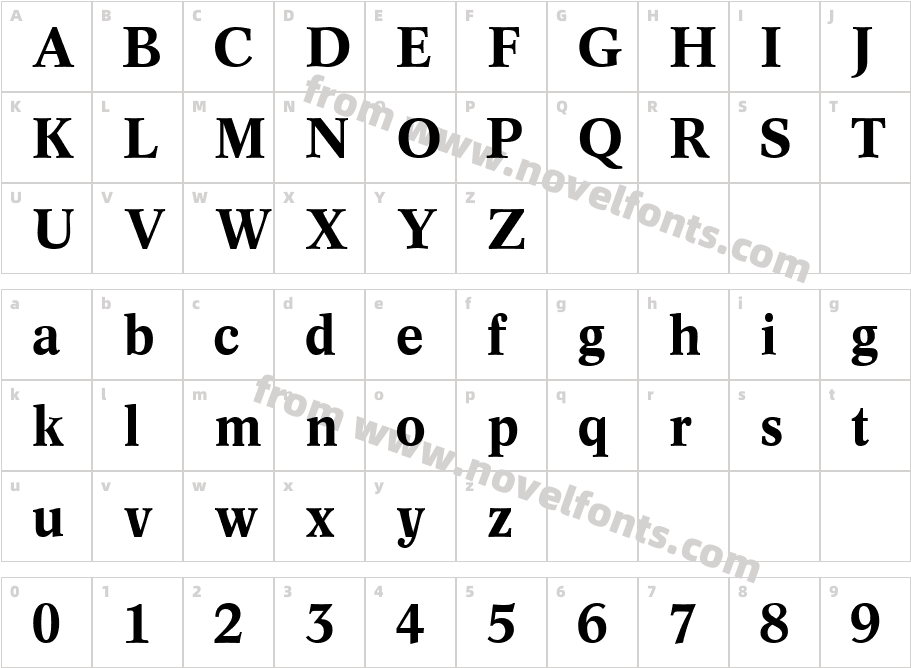 InformaticsSSK-Bold_23902Character Map