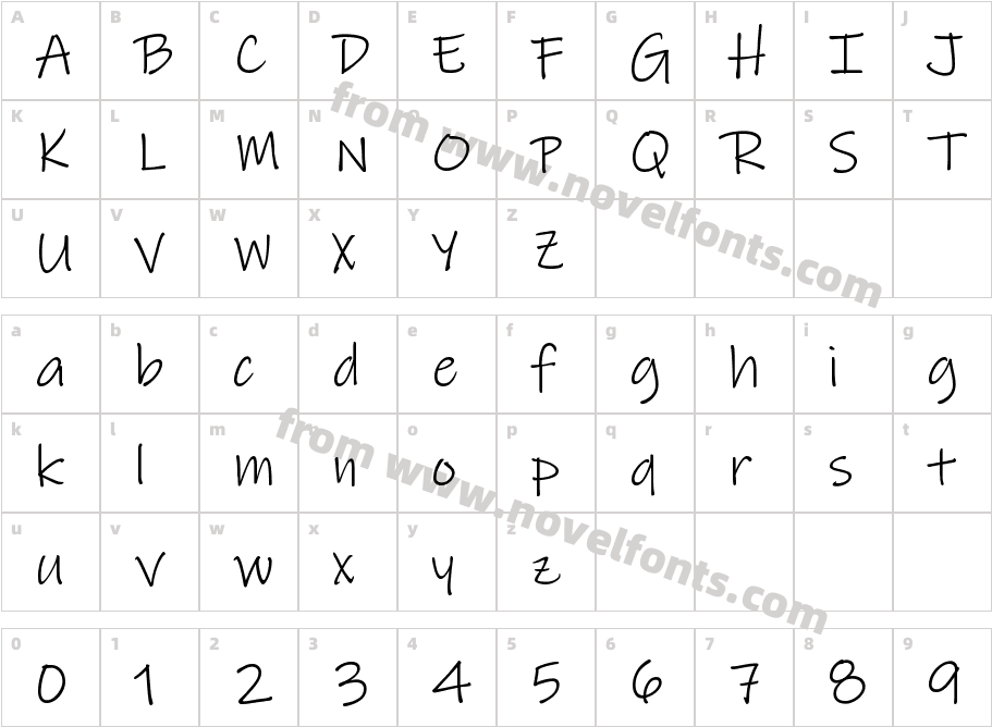 Ink FreeCharacter Map