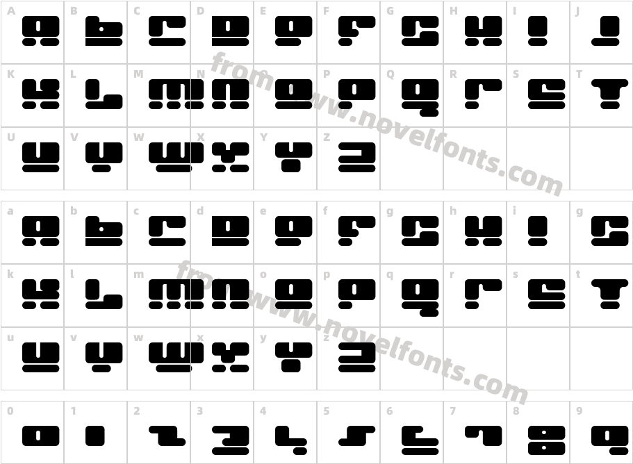 Face plantCharacter Map