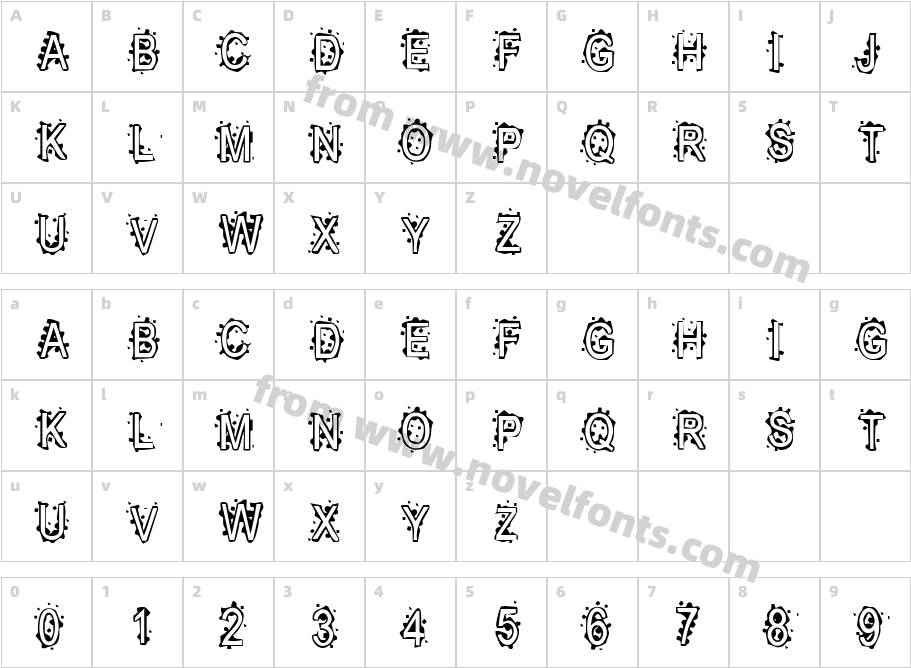 Inkblot BabyCharacter Map