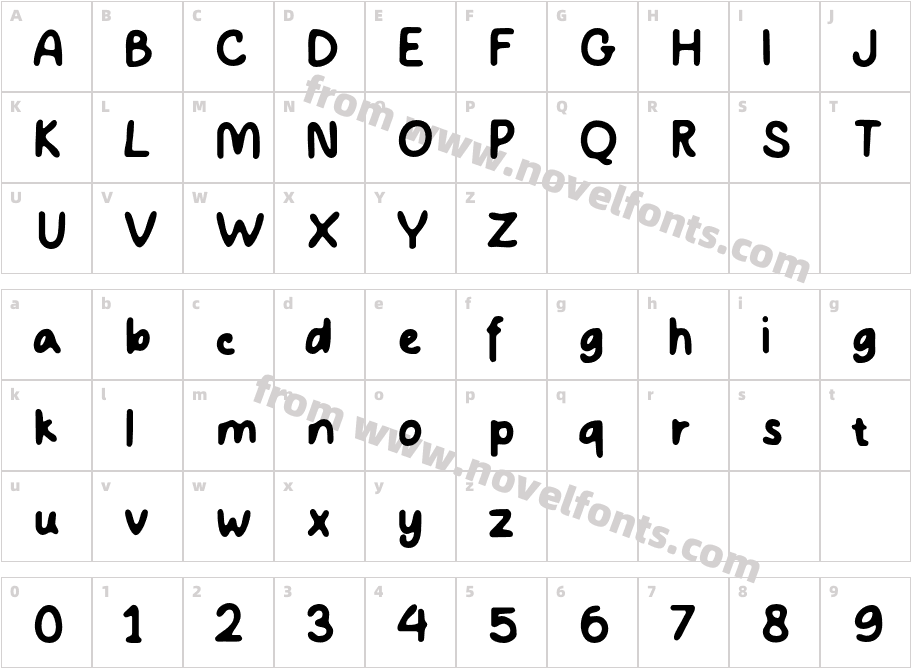 InkpointCharacter Map