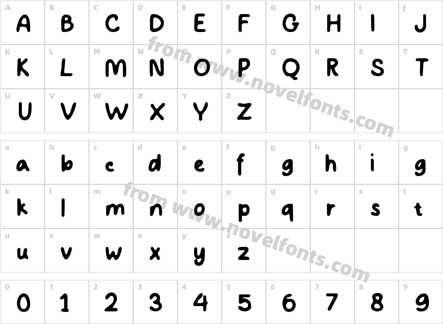 InkpointCharacter Map