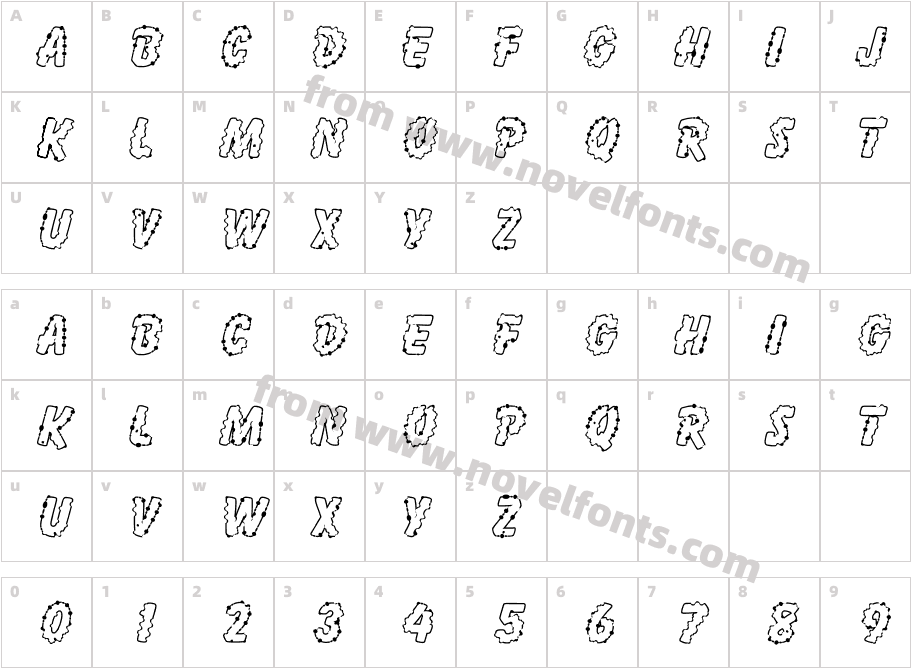 Inkspot SFCharacter Map