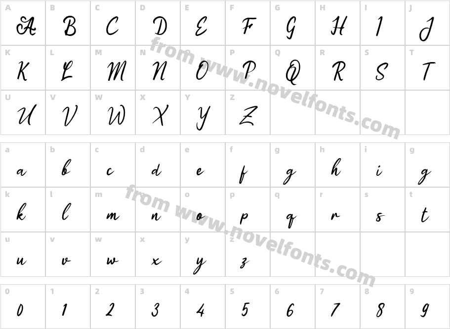 Inline SkateCharacter Map