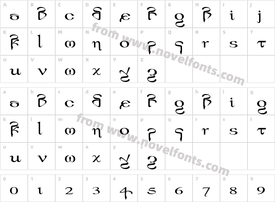 InnocenceCharacter Map