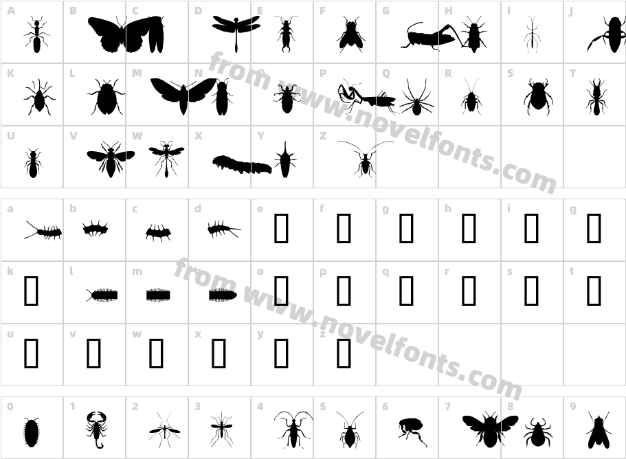 Insectile-Solid_23998Character Map