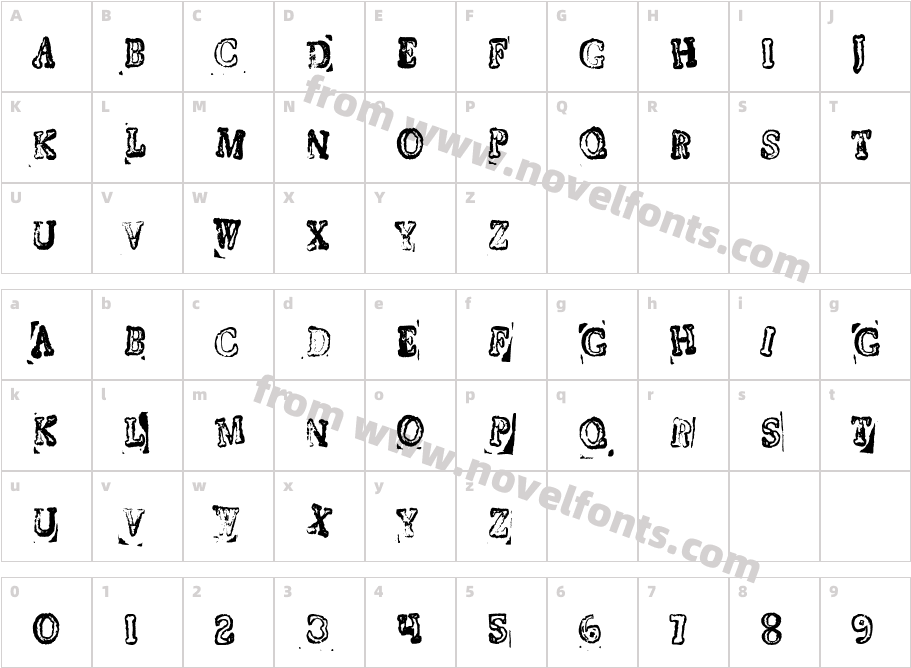 InstantKarmaCharacter Map