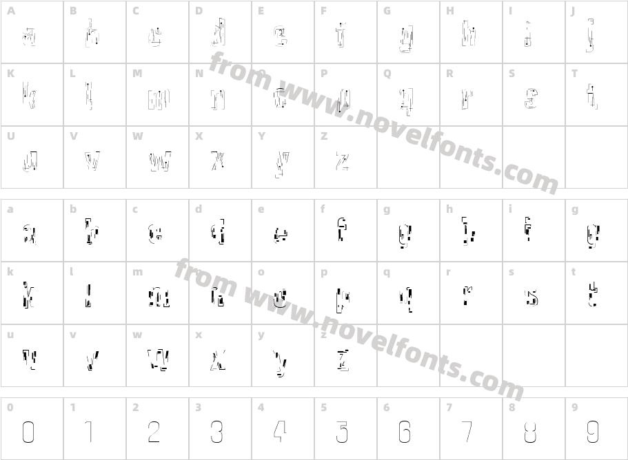 InstrumentCharacter Map