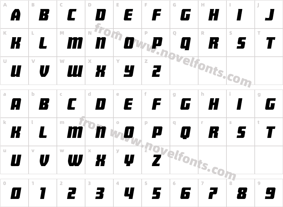 Intrepid Spear ExpandedCharacter Map