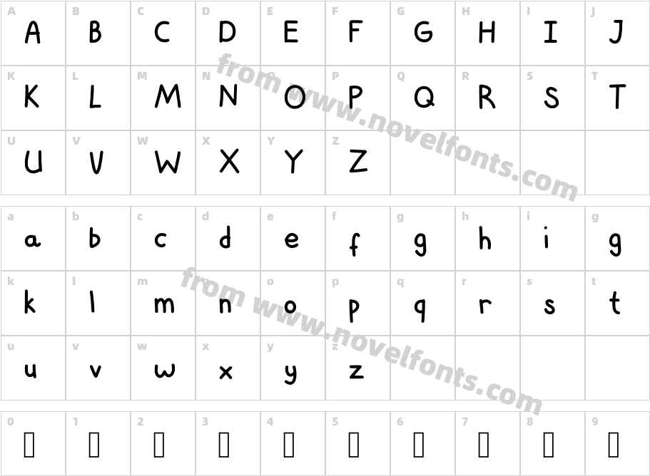 Iora Regular RegularCharacter Map