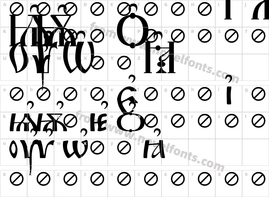 Irmologion BreathingCharacter Map