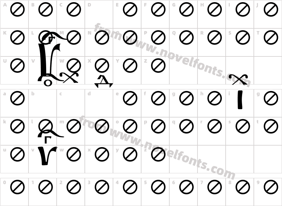 Irmologion EtceteraTitlesCharacter Map