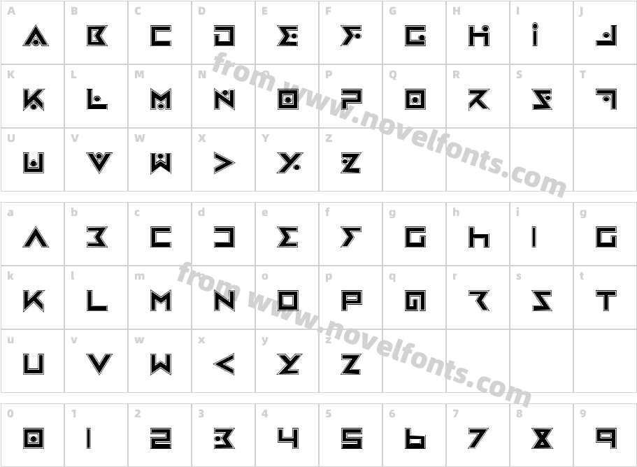 Iron Cobra ProCharacter Map