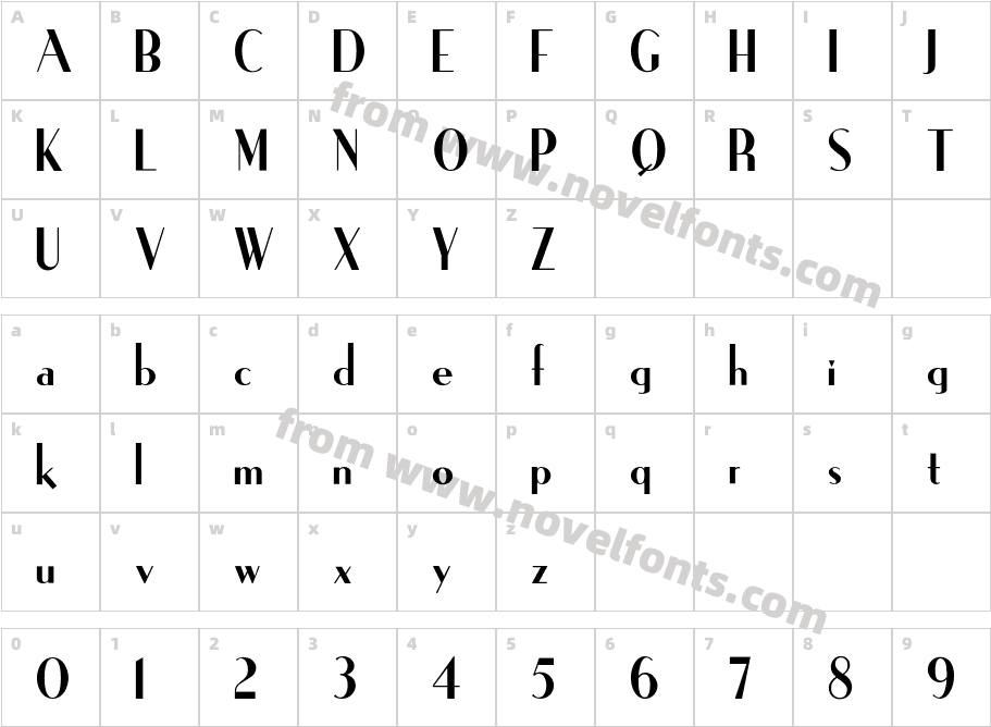 IronickNFCharacter Map