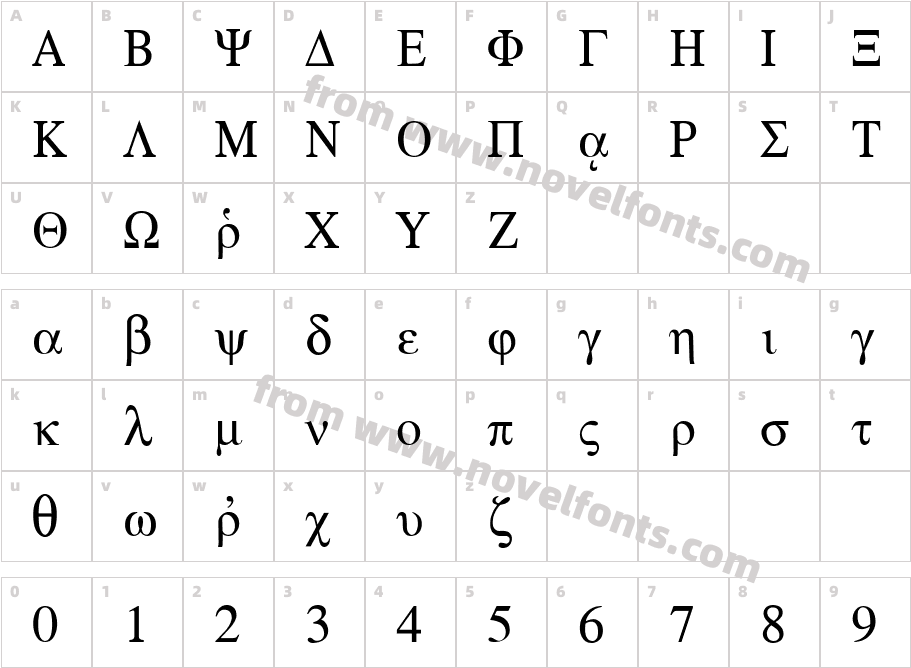 Ismini_24378Character Map