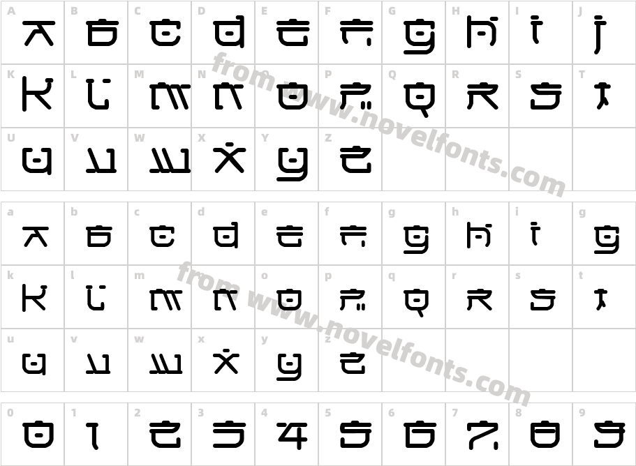 IttoRoundCharacter Map