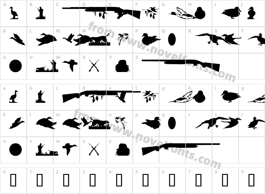 JCduxCharacter Map