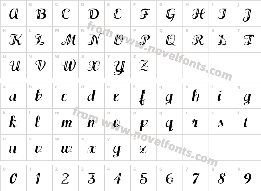 JH3 BammerscriptCharacter Map