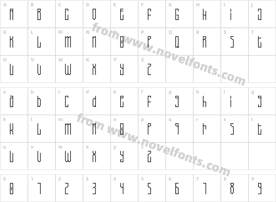 JOINT FORCECharacter Map