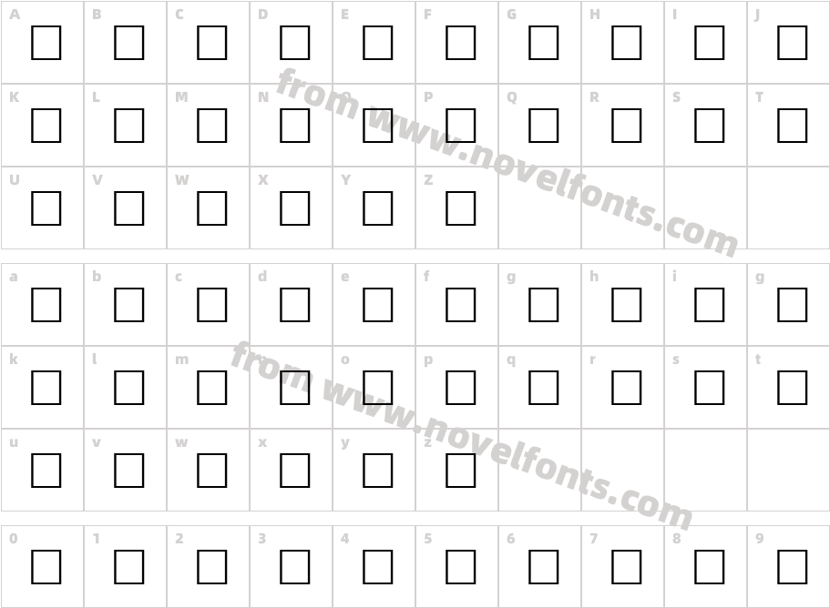 JOSHCharacter Map