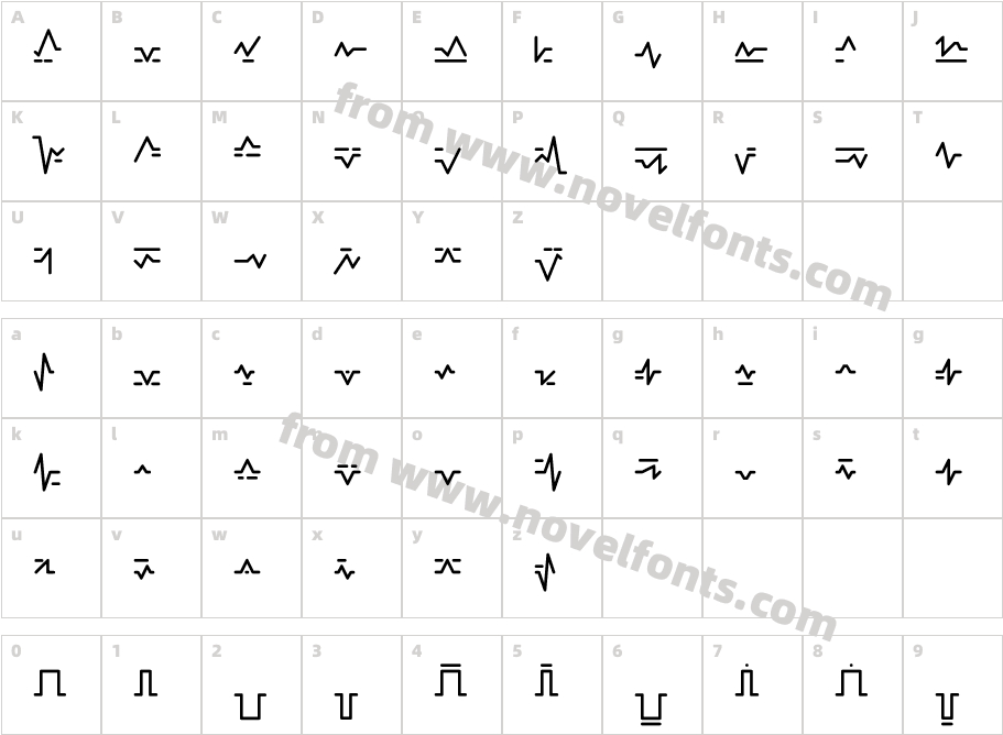 JSL TenctonCharacter Map