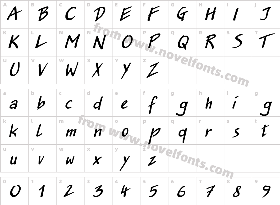 Jakob.kz-BoldItalicCharacter Map